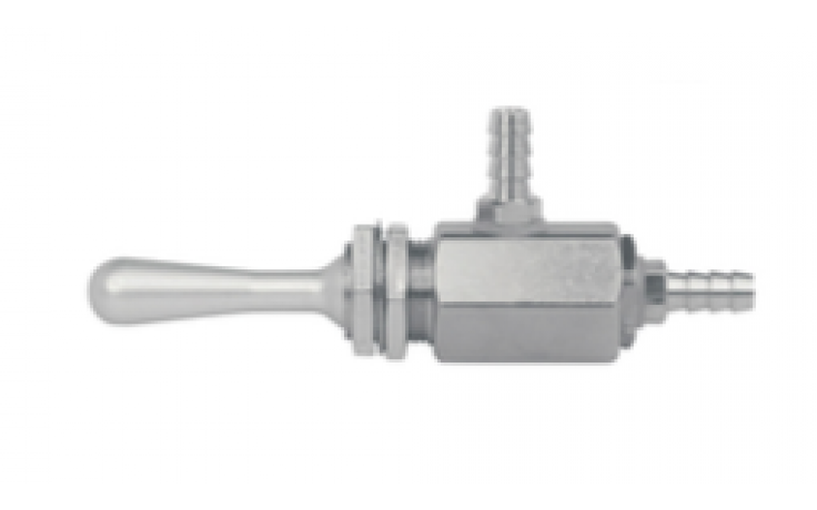 Extended 3-Way Momentary Toggle Valve with Aluminium Toggle DCI 7009
