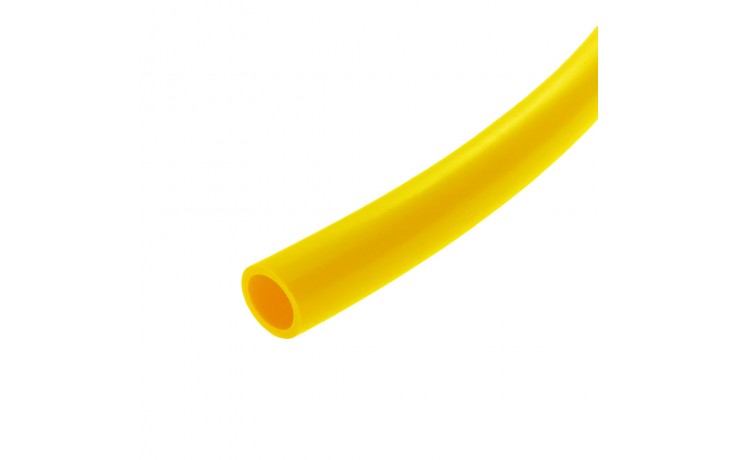 A' Grade Polyurethane Supply Tubing 1/4 OD Yellow 1m