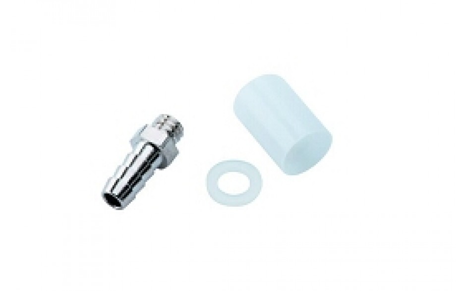 1/8 Barb Fitting Plated DCI 0075