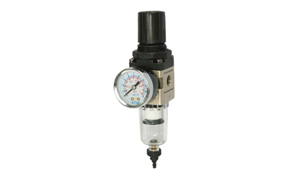 AJAX Air filter regulator with Option for 2nd Take Off and Pressure Gauge
