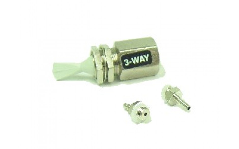 Toggle Valve, Momentary, 3-Way, Normally Closed, Grey DCI 7026