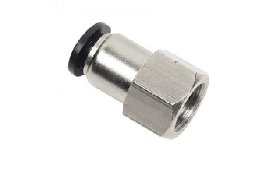 Push Fit Straight Connector 8mm - 1/4 BSP [x10]