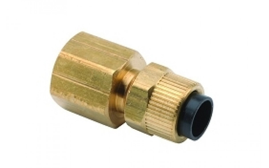 1/4" Poly Straight Connector  x 1/4" FPT DCI 0056